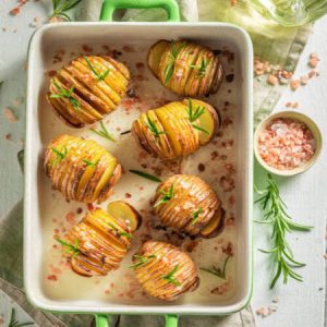 Mini Hasselback Potatoes Recipe