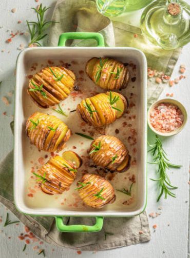 Mini Hasselback Potatoes Recipe