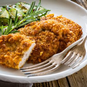 Baked chicken cutlets