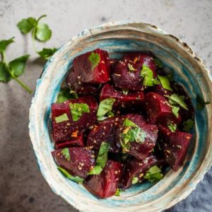 Baked beetroot