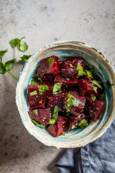 Baked beetroot