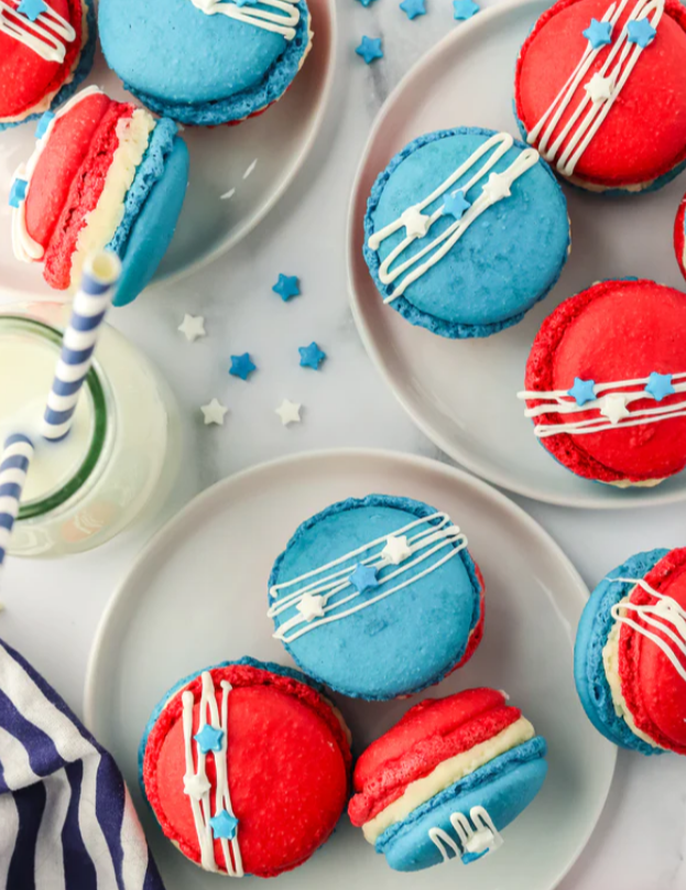 4th Of July Macarons